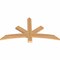 Ekena Millwork Alberta Smooth Timber Gable Bracket, Western Red Cedar, 48"W x 26"H x 1 1/2"D x 3 1/2"F, 13/12 Pitch GBW048X26X0204ALB00SWR - alternate 5